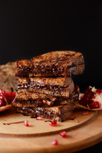 Grilled-Almond-Butter-Dark-Chocolate-Pomegranate-Sandwich-minimalistbaker.com_