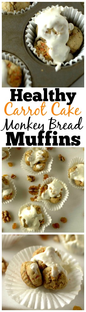 You won't believe how easy and tasty these Paleo Carrot Cake Monkey Bread Muffins are! They take less than 10 minutes to assemble. They are also Vegan, gluten-free, grain-free with a dairy-free option!