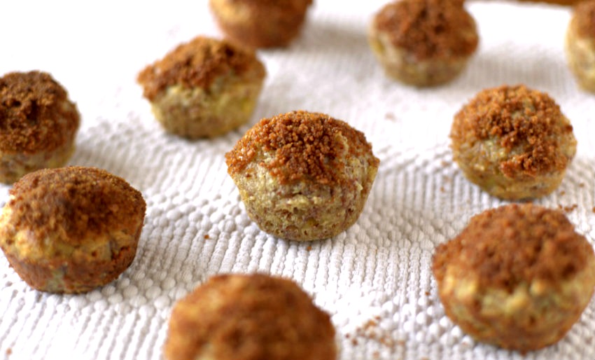 These Banana Snickerdoodle Donut Muffins are a delicious and healthy start to your morning with a big cup of coffee!