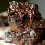 These Paleo Dark Chocolate Fudge Zucchini Brownies are so dense and fudgey that you would never guess that they are guilt-free! Also vegan and gluten-free!