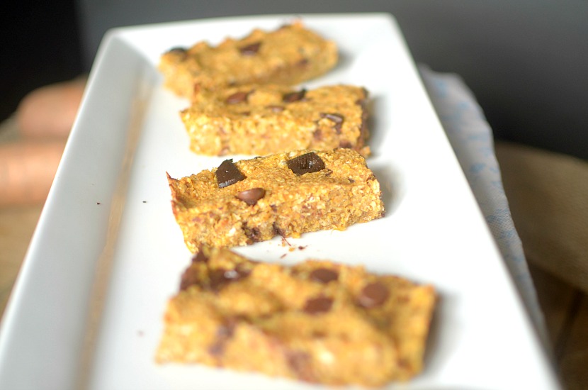 Sweet Potato Chocolate Chip Homemade Granola Bars are a healthy and delicious snack made easy with only 5 REAL ingredients! Also gluten-free and vegan!