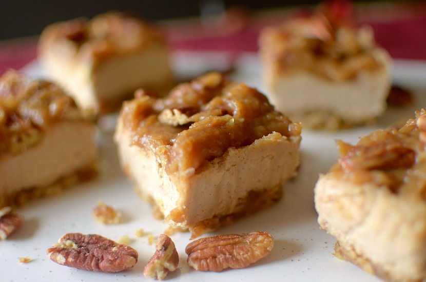 Sticky Bun Vegan Cheesecake is completely raw, made with just a few ingredients and one healthy and delicious holiday dessert! Also paleo and gluten-free!