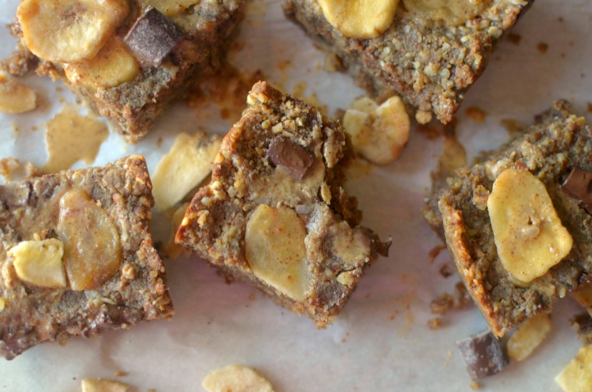 Need a healthy grab n' go breakfast? Make these delicious Paleo Chunky Breakfast Bars for the perfect way to satisfy your early morning appetite! Gluten-free and grain-free too!