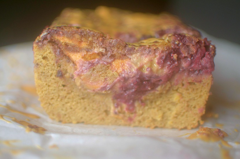 Healthy PB & J Pancake Mix Banana Bread made easy with a complete pancake mix! No butter, oil or refined sugar. Also gluten-free and vegan options!