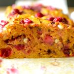 Healthy Pancake Cranberry Chocolate Chip Pumpkin Bread will be your new favorite quick bread! Only 8 ingredients with a vegan and gluten-free option!