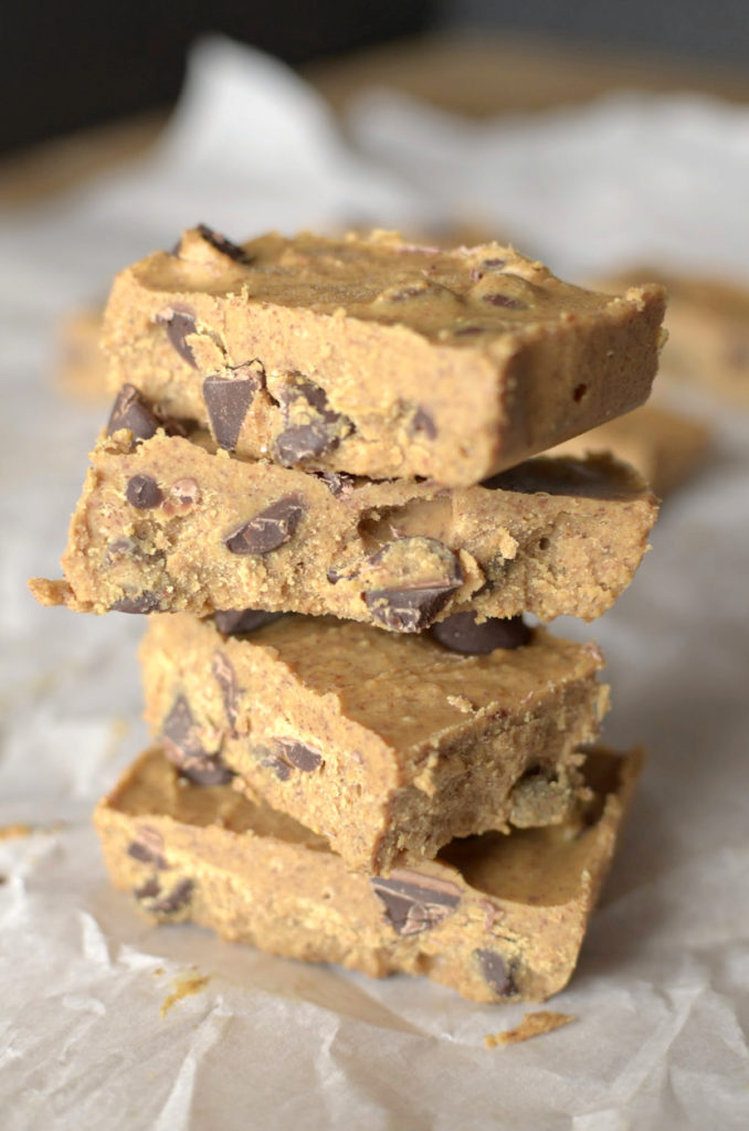 Cookie Dough Freezer Fudge is an easy-to-make, delectable fudge that everyone will love! Only 5 ingredients, vegan + gluten-free friendly!